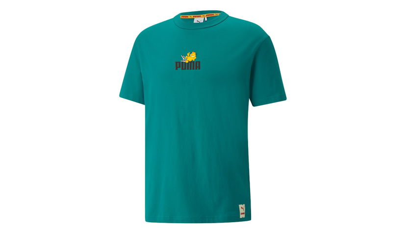 Tričko Puma GARFIELD x Graphic Tee Zelené | 534433_86