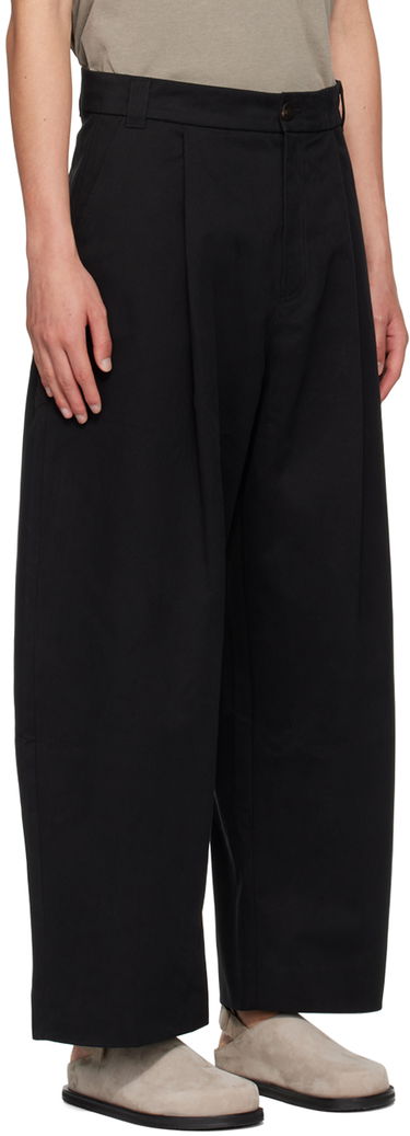 Nohavice Studio Nicholson Studio Nicholson Pleated Trousers Čierna | SORTE SNM - 351 -, 1