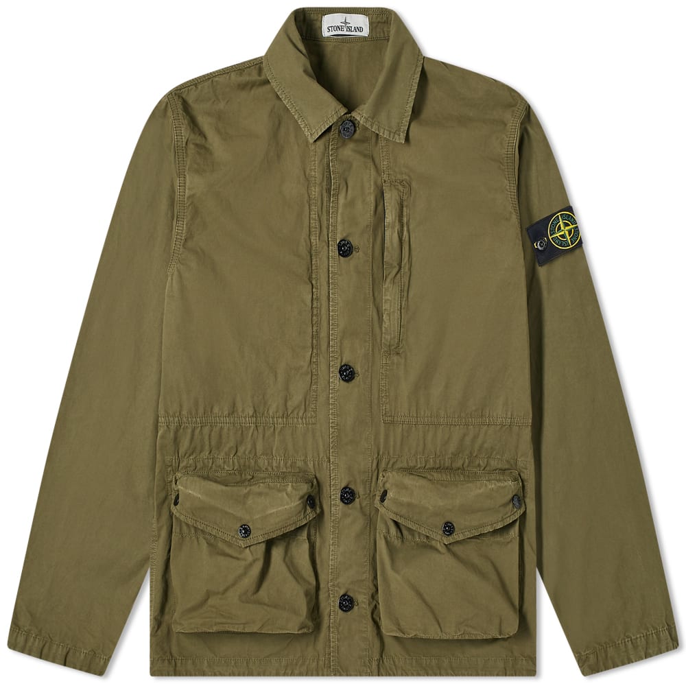 Bunda Stone Island Vintage Canvas 3 Pocket Jacket Zelené | 7415439WN-V0158, 0