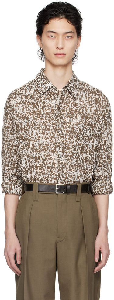 Košeľa LEMAIRE Regular Print Shirt Biela | SH1095 LF1242, 0