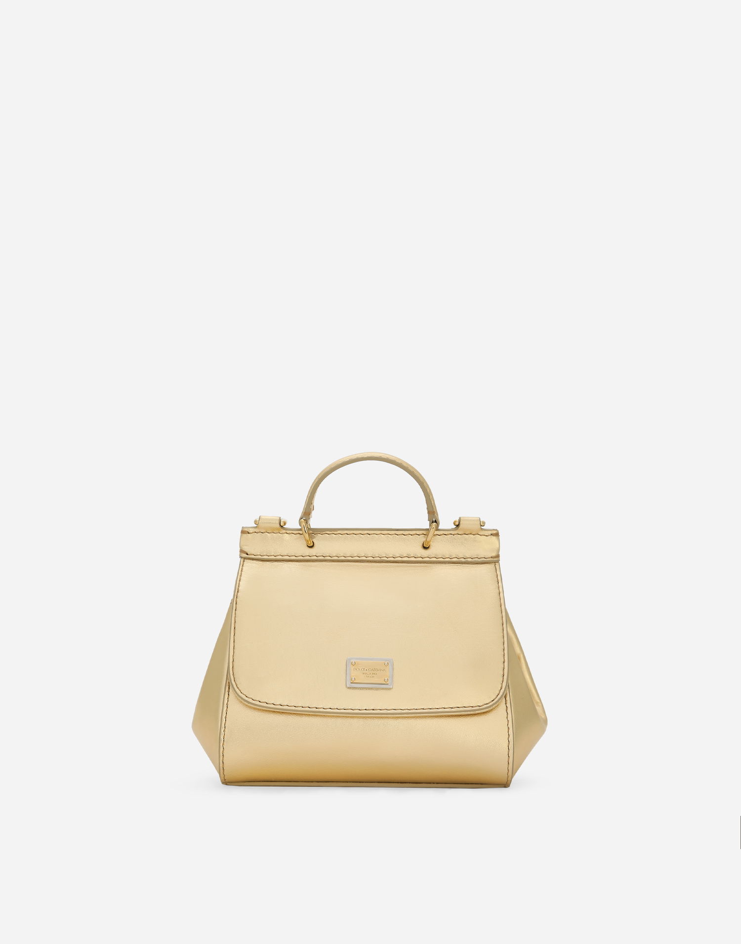 Kabelka Dolce & Gabbana Dolce & Gabbana Mini Sicily Leather Bag Metalická | EB0003AJ13387601, 0