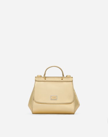 Kabelka Dolce & Gabbana Dolce & Gabbana Mini Sicily Leather Bag Metalická | EB0003AJ13387601, 0