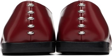 Tenisky a topánky Jil Sander Leather Studded Ballerina Flats Vínová | J15WZ0037_P7032, 1