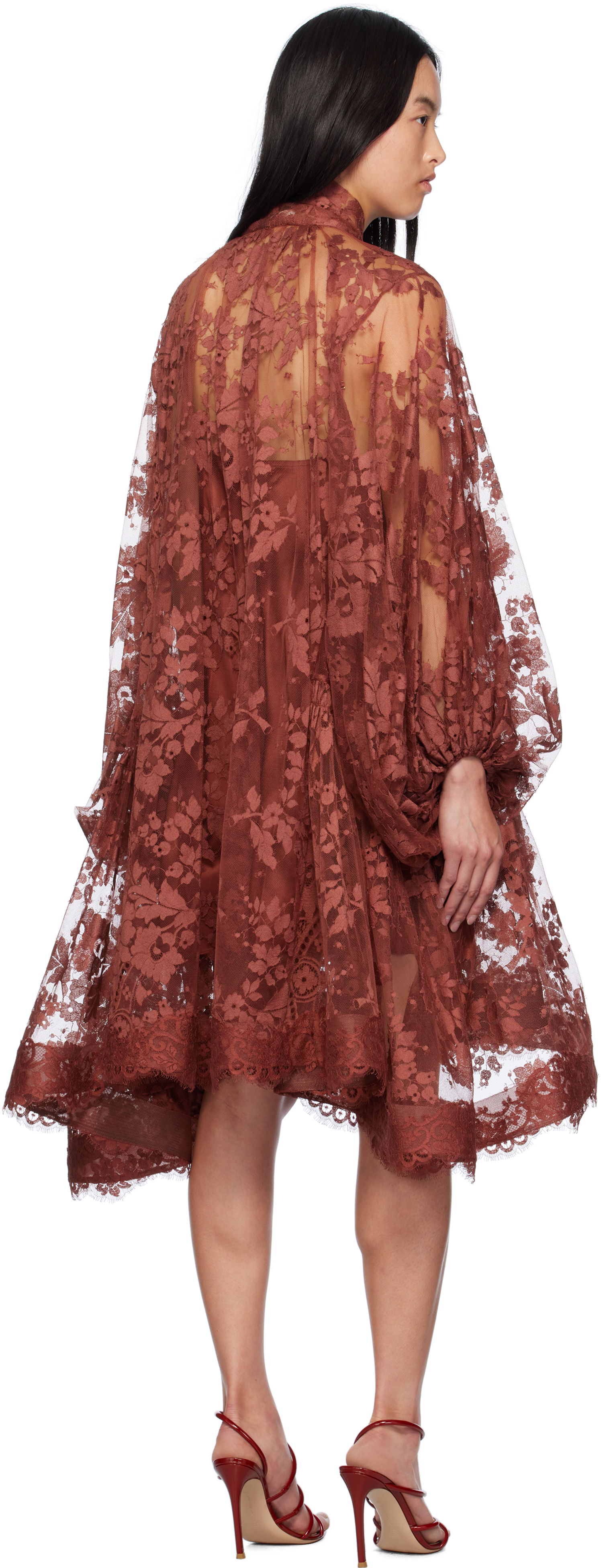 Zimmermann Illustration Lace Midi Dress