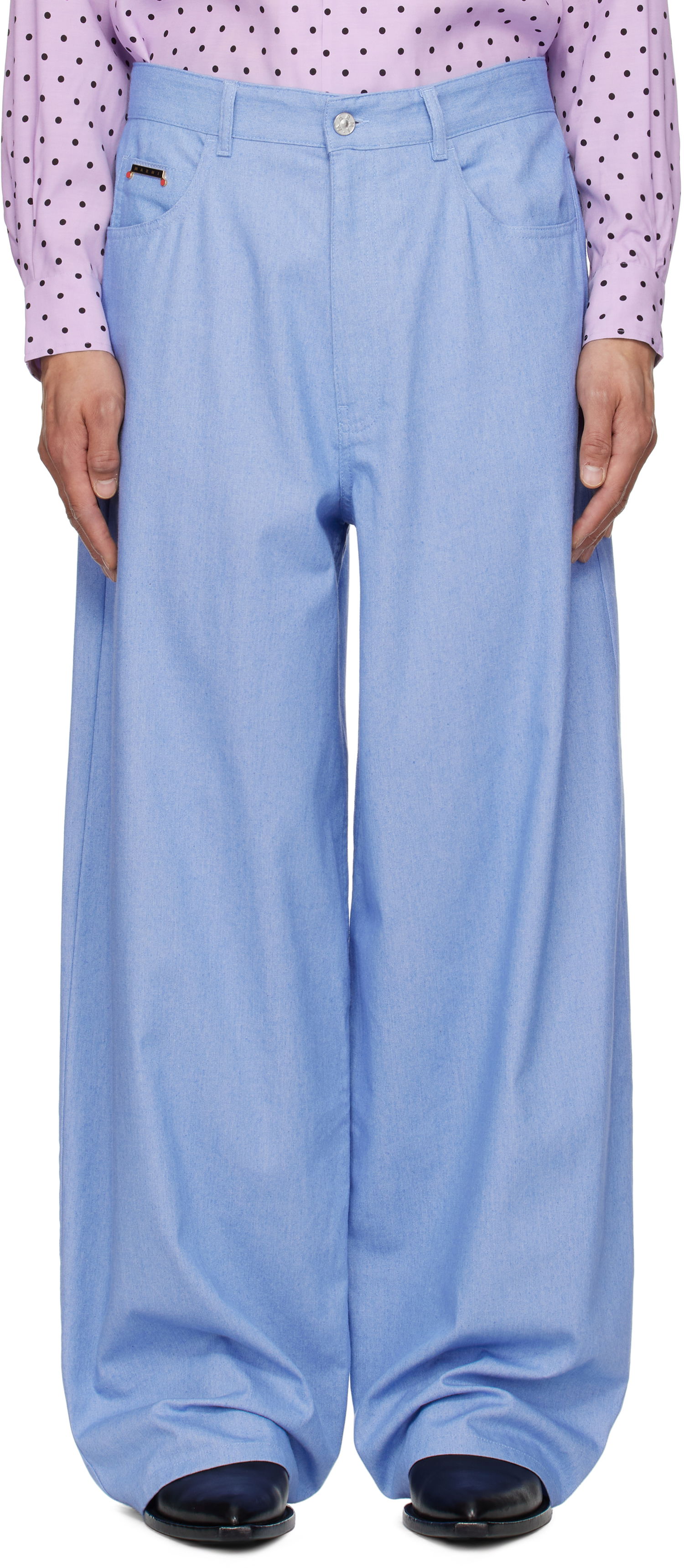 Nohavice Marni Marni Light Jeans Modrá | PUJU0108A1 UTC476, 0