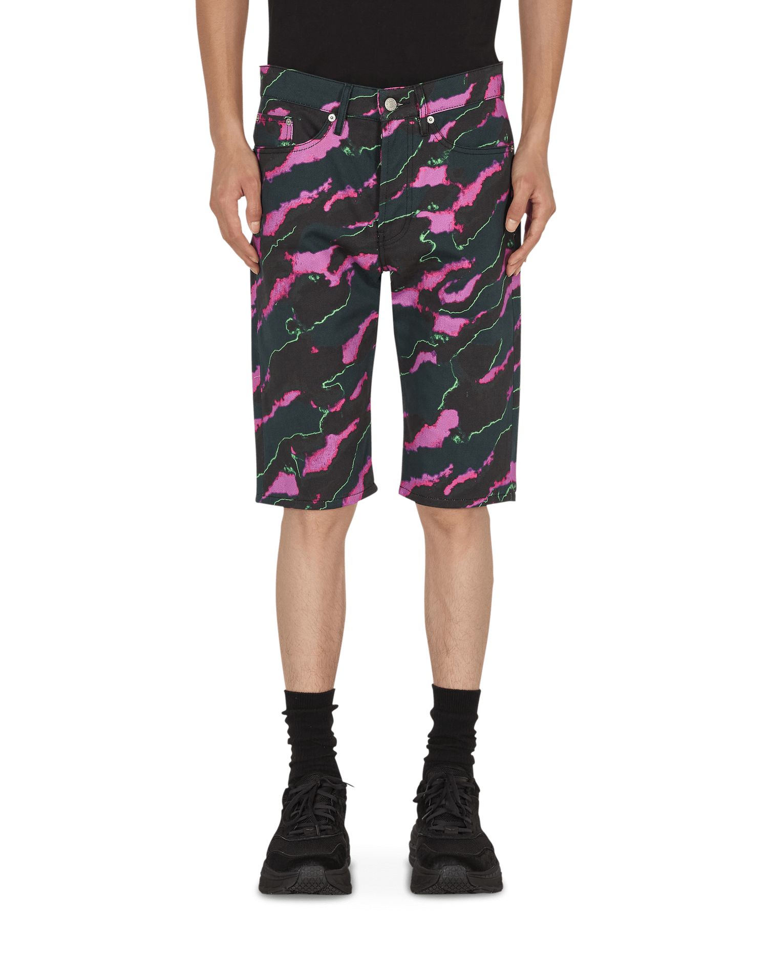 Šortky Dries Van Noten Len Lye Penna Tris Shorts Rôznofarebný | 211-22414-2021 304, 0