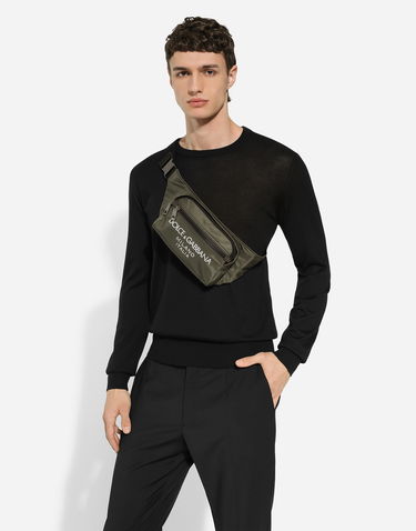 Ľadvinka Dolce & Gabbana Small Nylon Belt Bag Zelené | BM2218AG1828N597, 1