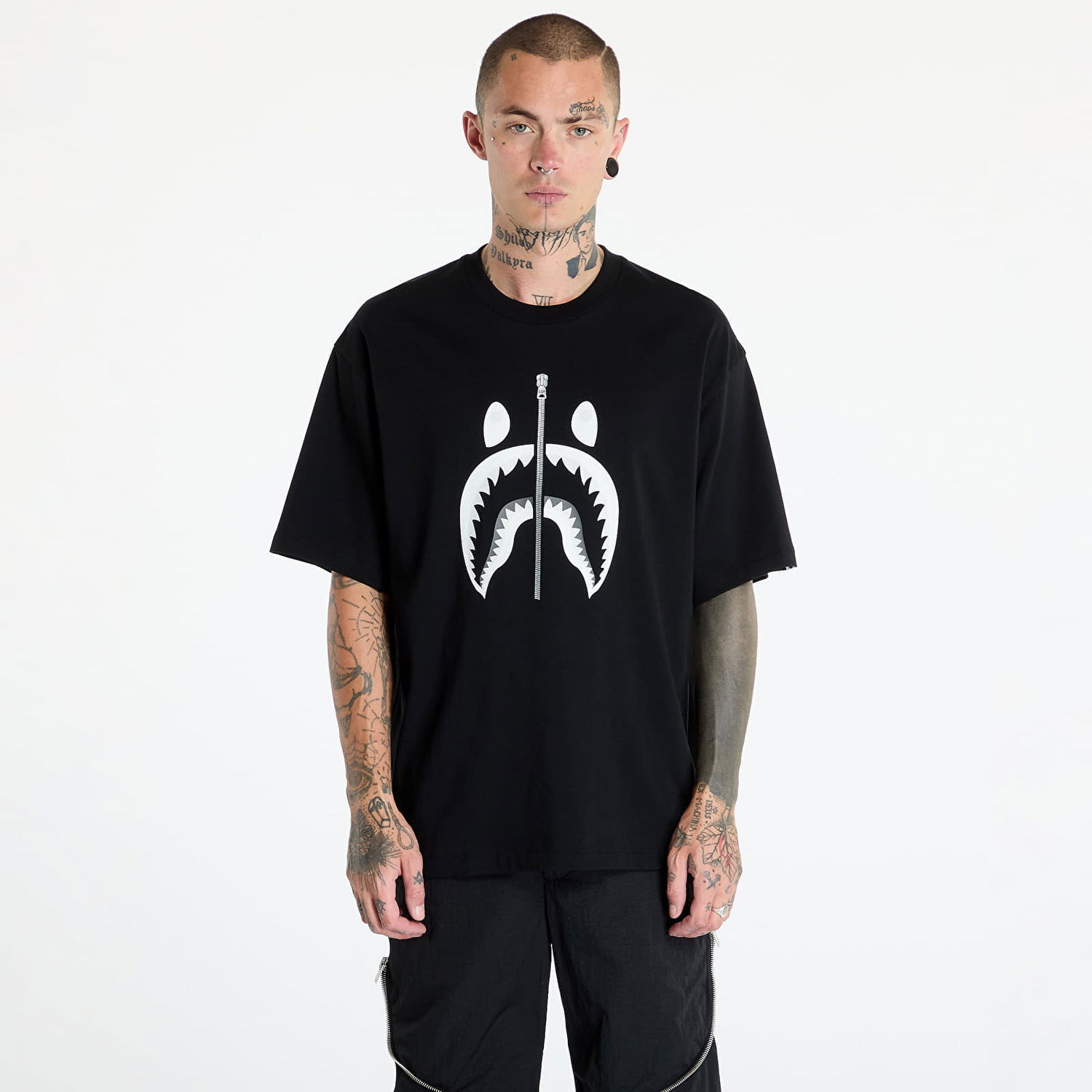 Tričko BAPE Shark Tee Black Čierna | 001TEK701311M BLK, 0