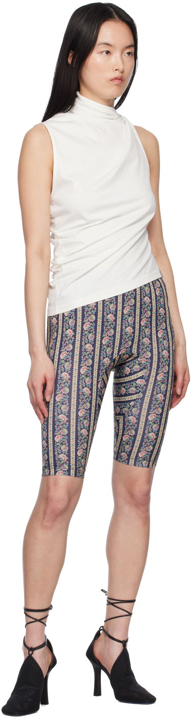 Šortky Vivienne Westwood Vivienne Westwood Floral Print Cycling Shorts Navy | 3J01000E-J008A-, 3