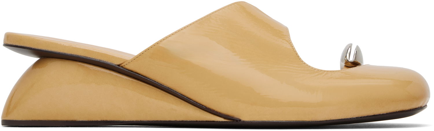 Tenisky a topánky Tory Burch Tory Burch Pierced Wedge Mules Žltá | 169861-250, 0