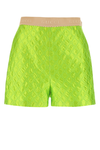 Šortky Gucci GG Logo Shorts Green Zelené | 704217 ZAIDC 3652, 0