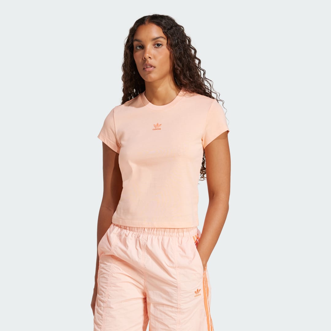 Tričko adidas Performance Slim T-Shirt Oranžová | JC8971, 0