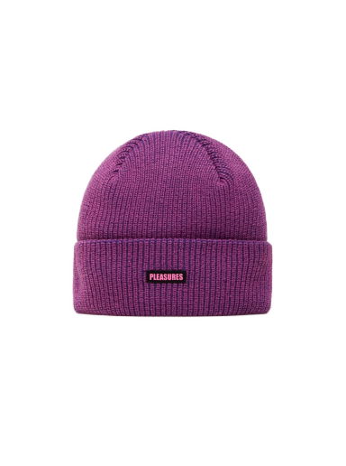 Kulicha Pleasures Impact Logo Beanie Fialová | P22F063 PURPLE