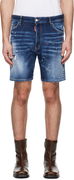 Dsquared2 Medium Easy Wash Denim Shorts