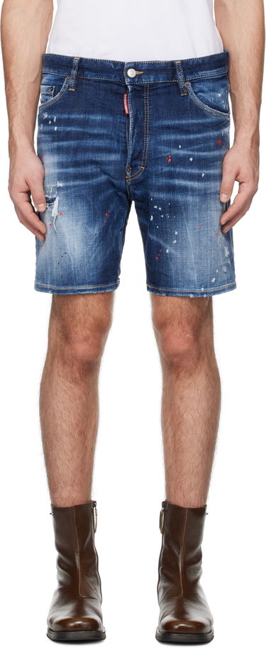 Šortky DSQUARED2 Dsquared2 Medium Easy Wash Denim Shorts Modrá | S74MU0884_S30664, 0