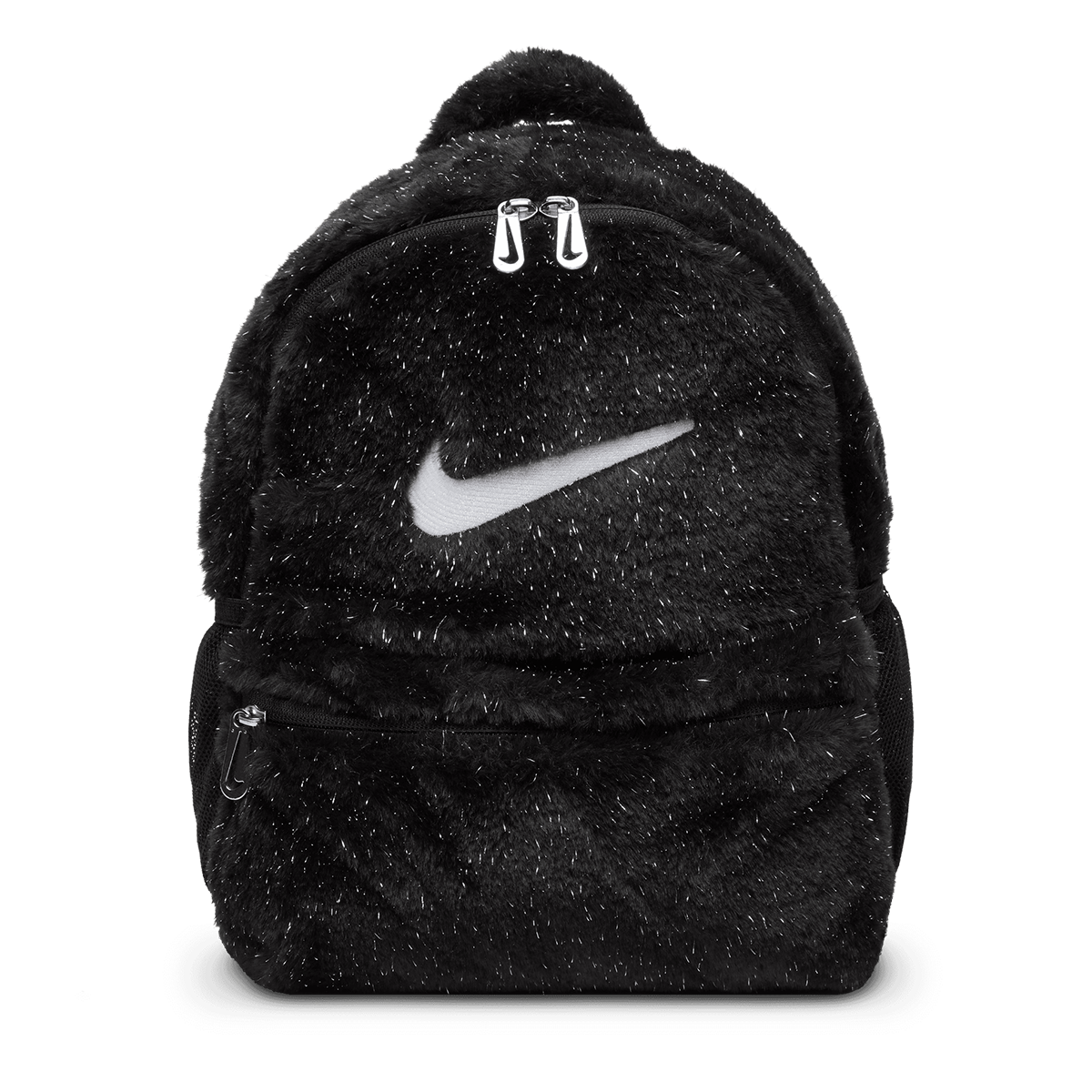 Batoh Nike Glitter Faux Fur Backpack Čierna | FZ1330-010, 0