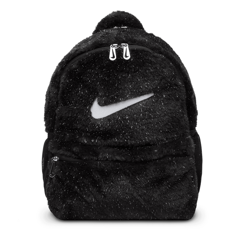 Batoh Nike Glitter Faux Fur Backpack Čierna | FZ1330-010