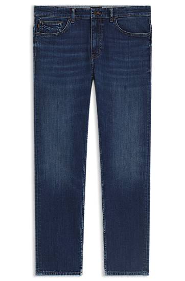 Džínsy BOSS Delaware slim-fit comfort-stretch denim jeans Modrá | 50549514