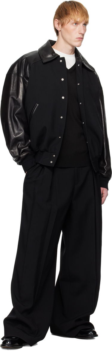 Nohavice Jil Sander Jil Sander Wool Pleated Trousers Čierna | J21KA0265_J40160, 3