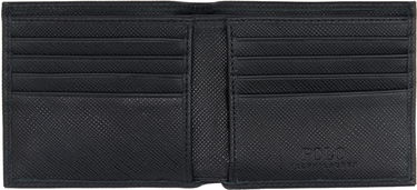 Peňaženka Polo by Ralph Lauren Ralph Lauren Saffiano Leather Billfold Wallet Čierna | 405931674001, 2