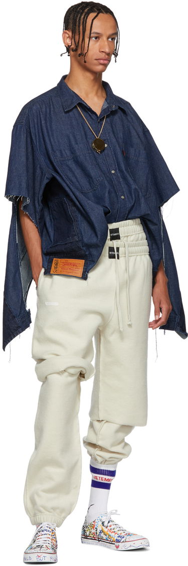 Košeľa VETEMENTS Levi's Edition Oversized Denim Shirt Navy | WAH19SH101, 4