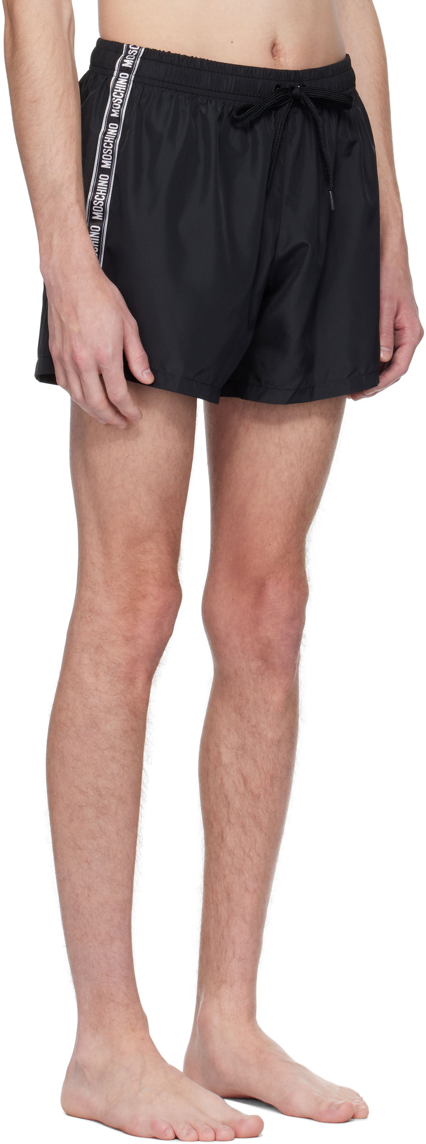 Plavky Moschino Moschino Logo Band Swim Shorts Čierna | 251V34243 251V39301 0555, 1