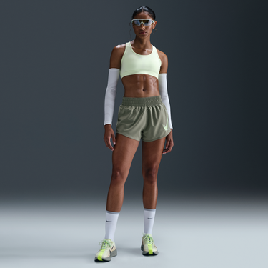 Šortky Nike One Dri-FIT Mid-Rise Running Shorts with Liner Zelené | HJ2195-386, 0