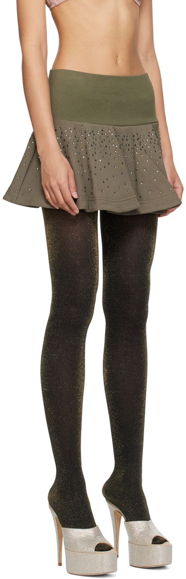 Sukňa Blumarine Rhinestone Decorated Mini Skirt Čierna | P322F016A, 4