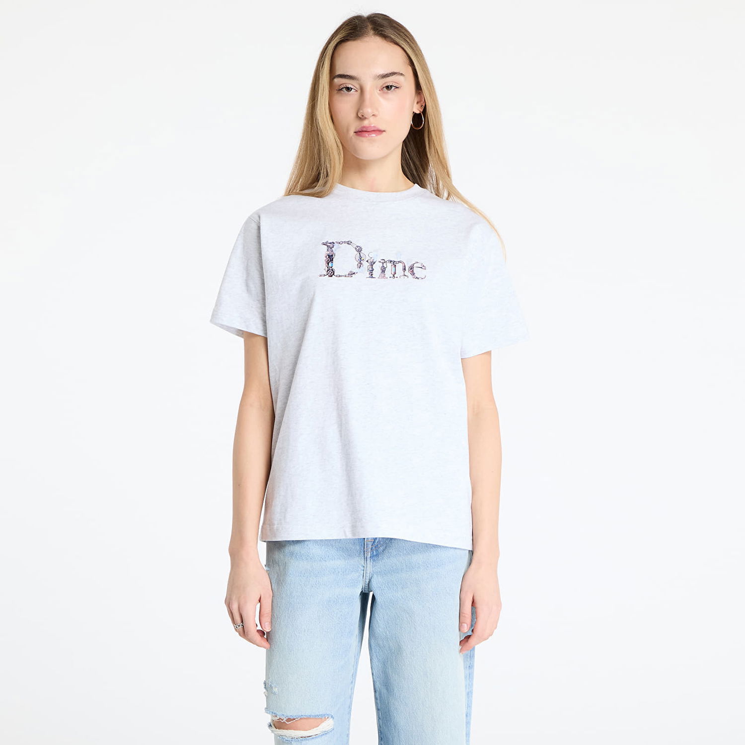 Tričko Dime Dime Classic Steampunk T-Shirt Šedá | DIMESP2551ASH, 1