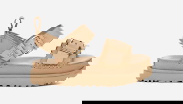 Tenisky a topánky UGG Goldenstar Villa Leather Platform Buckle Sandals Béžová | 1167392-MDSD, 0