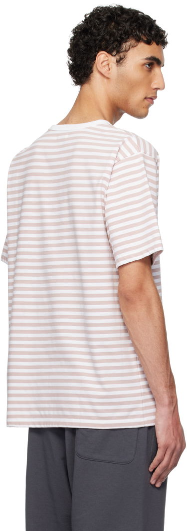 Tričko NANAMICA nanamica Stripe Jersey T-Shirt Ružová | S25SH120U, 2