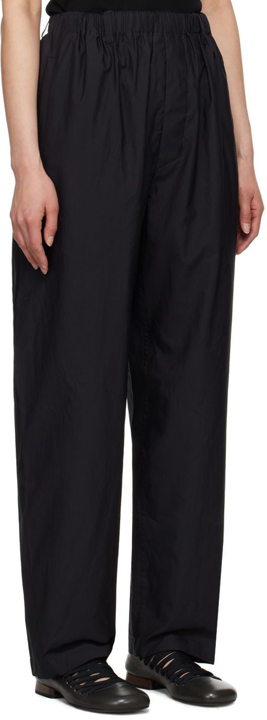 Nohavice LEMAIRE LEMAIRE Relaxed Trousers Čierna | PA1047 LF1209, 1