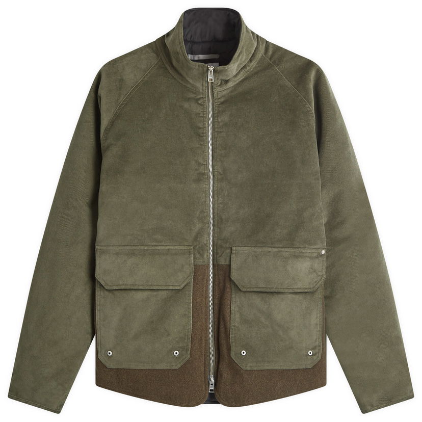 Bunda NORSE PROJECTS Hakon Solotex Corduroy Jacket Zelené | N50-0257-8098