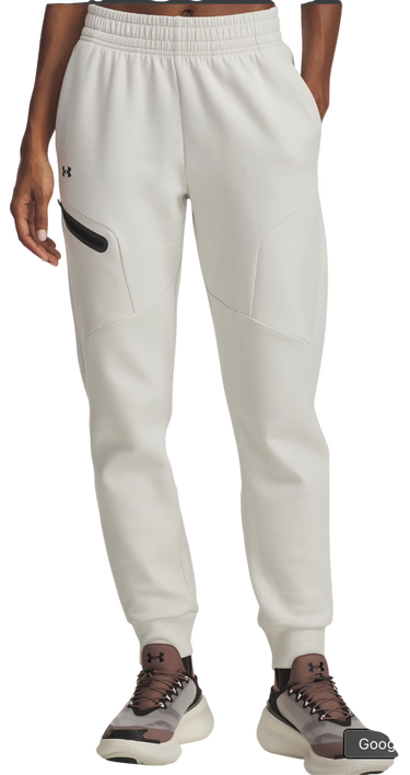 Tepláky Under Armour Under Armour Unstoppable Fleece Pants Biela | 1379846-110, 0