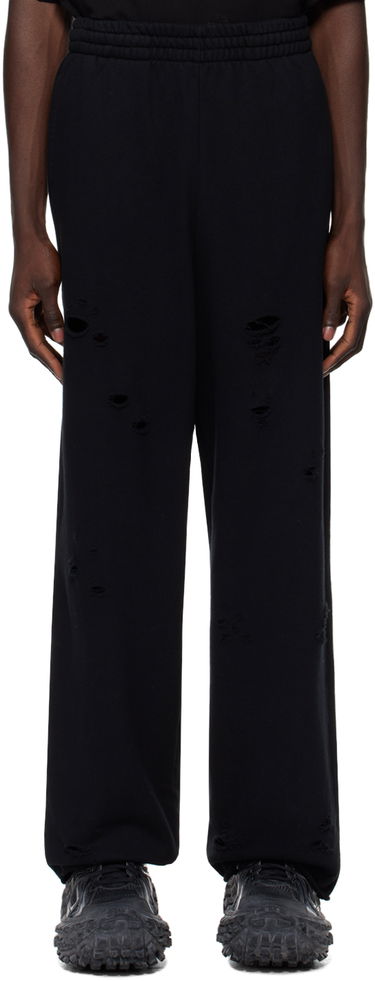 Tepláky We11done We11done Distressed Sweatpants Čierna | WD-TA1-24-812-U-BK, 0