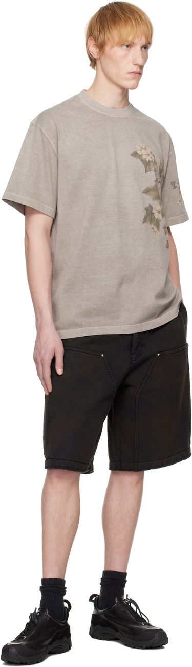 Tričko WOOYOUNGMI WOOYOUNGMI Faded Floral T-Shirt Šedá | W251TS03, 3