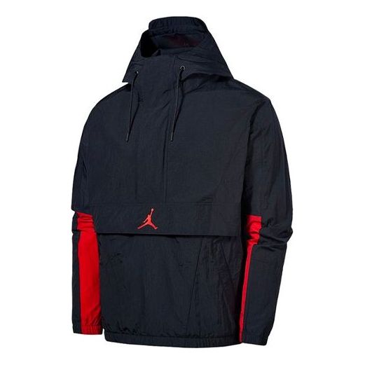 Vetrovka Jordan Jordan Jumpman Classics Logo Print Casual Hooded Jacket Čierna | CV1865-010