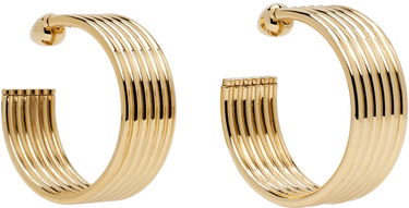 Náušnice Alaïa Loop Hoop Earrings Metalická | AA2B061LA006, 1