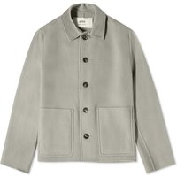 Bunda AMI Double Face Wool Jacket Šedá | HJK200-WV0022-263, 1