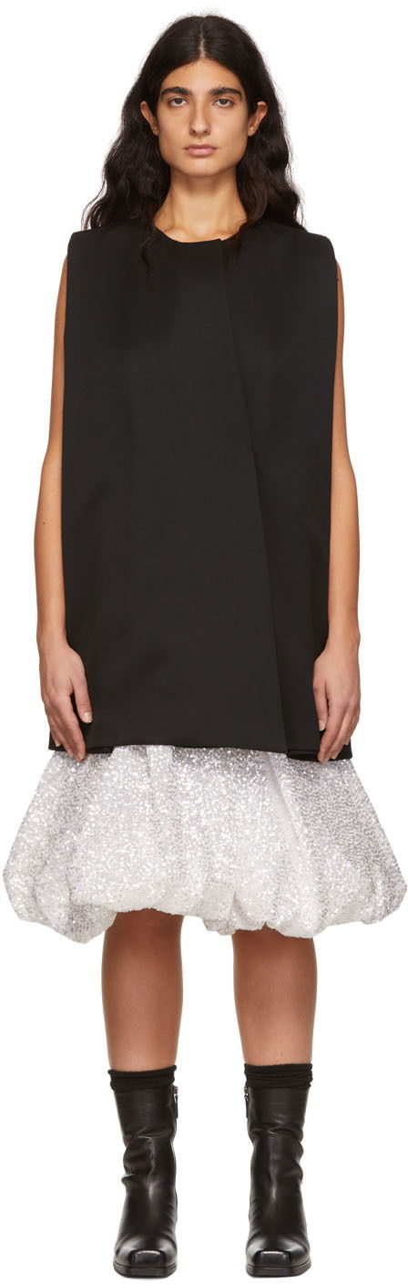 Šaty We11done Wool Sleeveless Mini Dress Čierna | WD-OP1-22-102-W-BK, 0