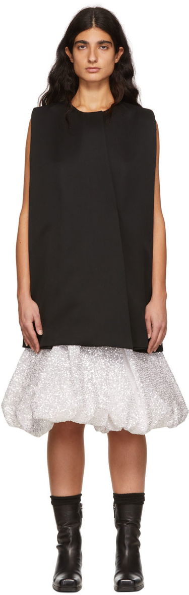 Šaty We11done Wool Sleeveless Mini Dress Čierna | WD-OP1-22-102-W-BK, 0