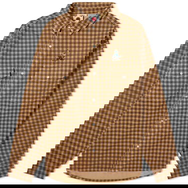 Košeľa BBC IceCream Corduroy Check Shirt Hnedá | IC24119-BRC, 1