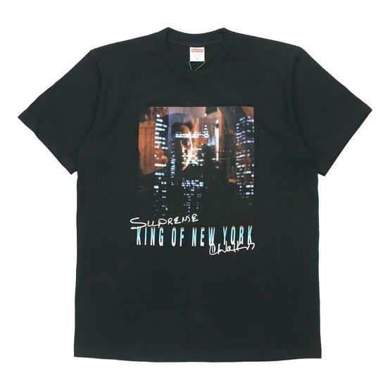Tričko Supreme Christopher Walken King of New York Tee Čierna | SUP-SS19-021