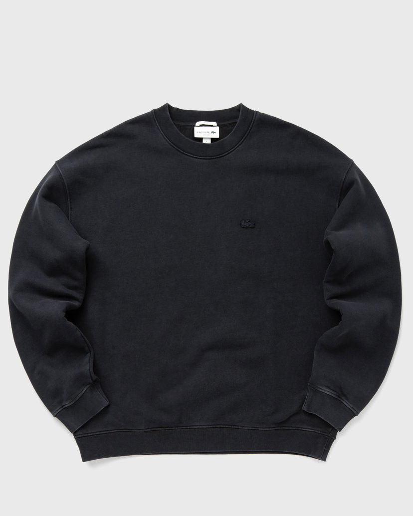 Mikina Lacoste CREWNECK SWEATSHIRT Čierna | SH2837-031