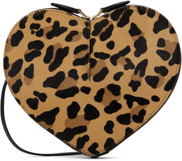 Kabelka Alaïa Leopard Print Heart Shaped Shoulder Bag Hnedá | AA1P003CA329, 0