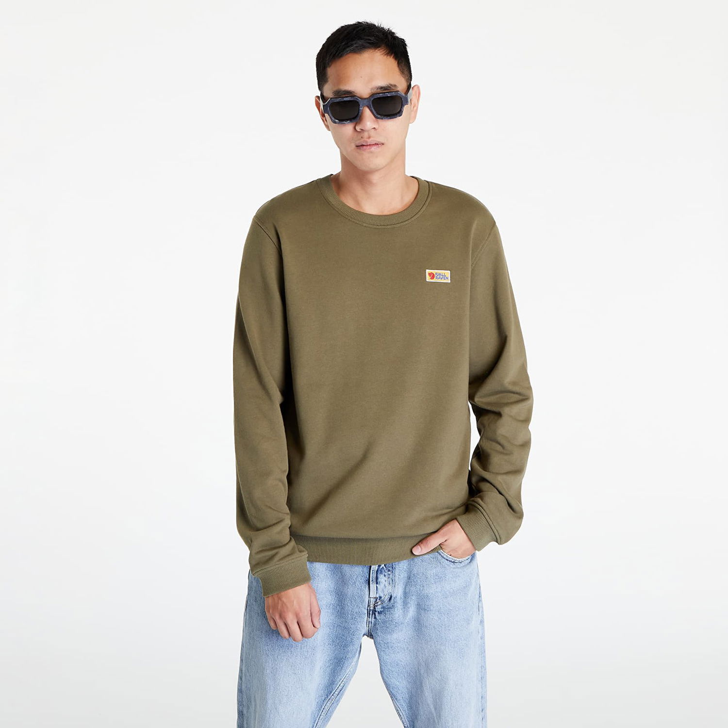 Mikina FJÄLLRÄVEN Vardag Sweater M Zelené | F87070-620, 0