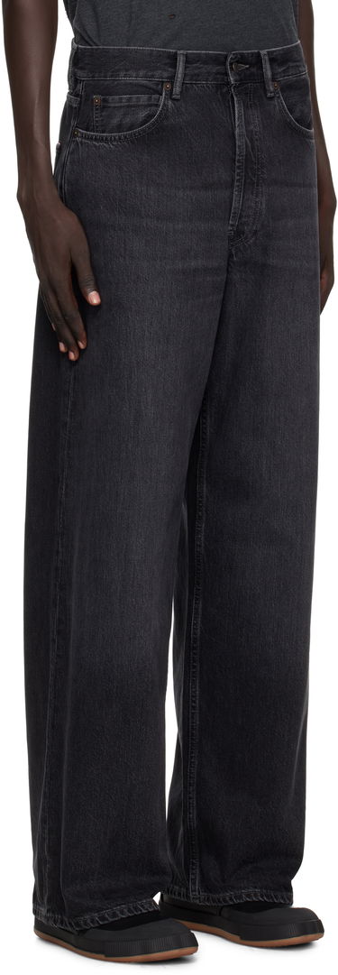 Džínsy Acne Studios Acne Studios Faded Loose-Fit Jeans Čierna | C00090-, 1