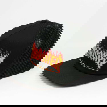 Šiltovka Thrasher Thrasher Flame Logo Mesh Cap Čierna | 074650, 0