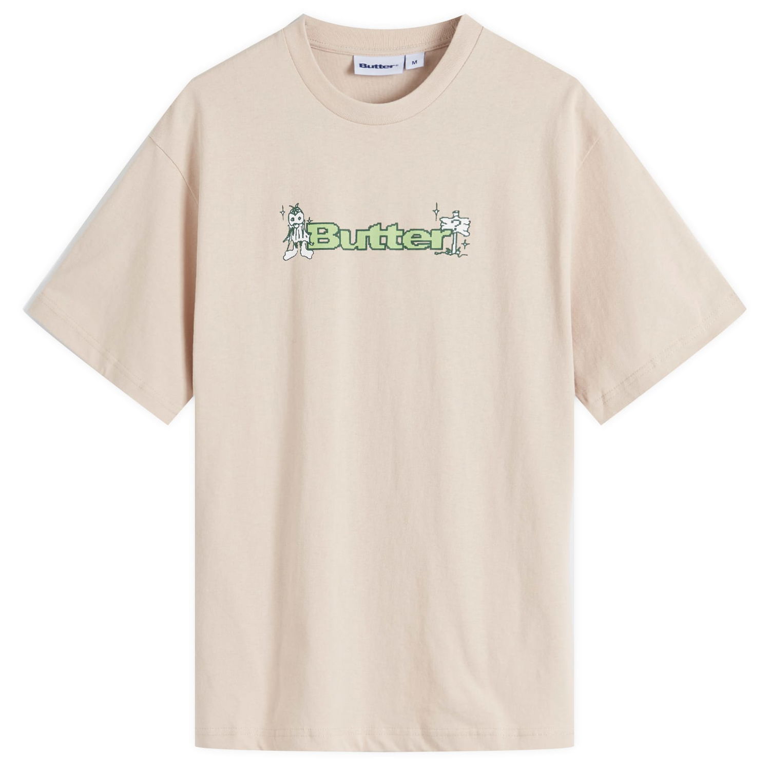 Tričko Butter Goods Sand Quest Logo Graphic T-Shirt Béžová | BGQ4240016-SND, 0