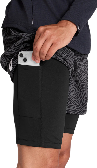 Šortky Saysky Reflective Pace 2 in 1 Shorts 5'' Čierna | omrsh20c1050-omrsh20c1050, 2